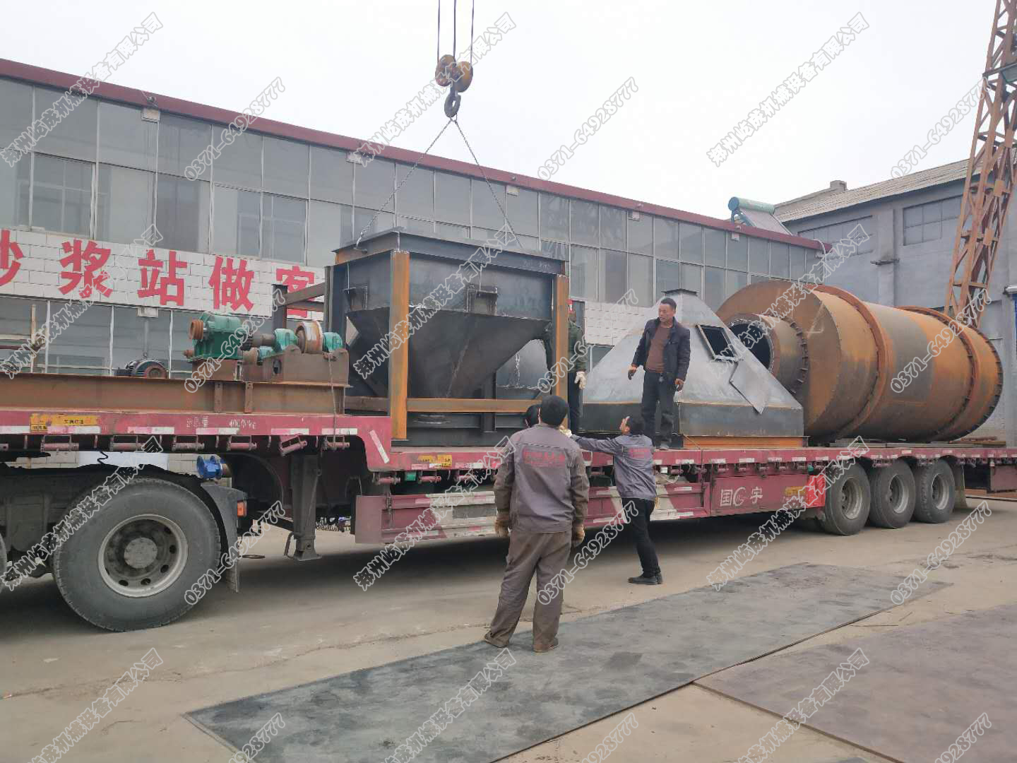 福建廈門20萬(wàn)噸干混砂漿站工程開始施工